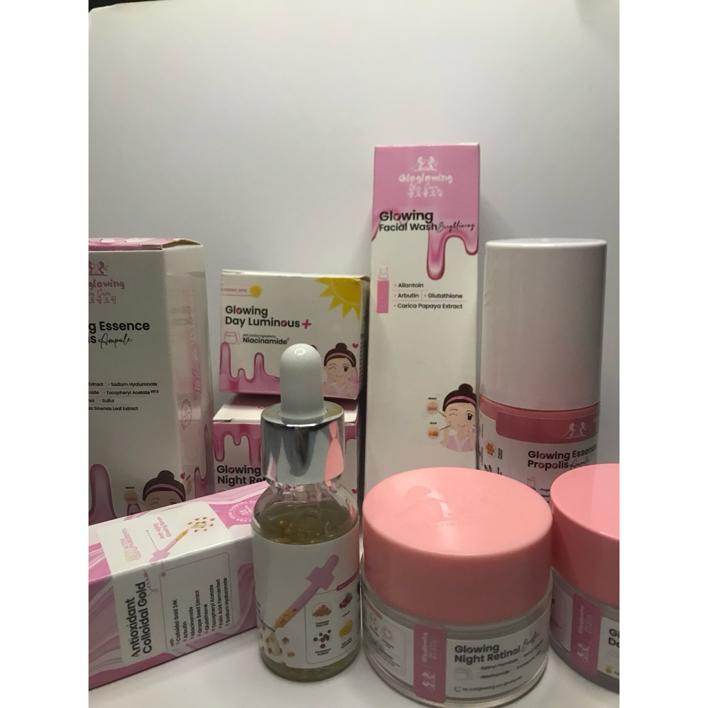 Preloved Paket Skincare Gloglow1ng Murah