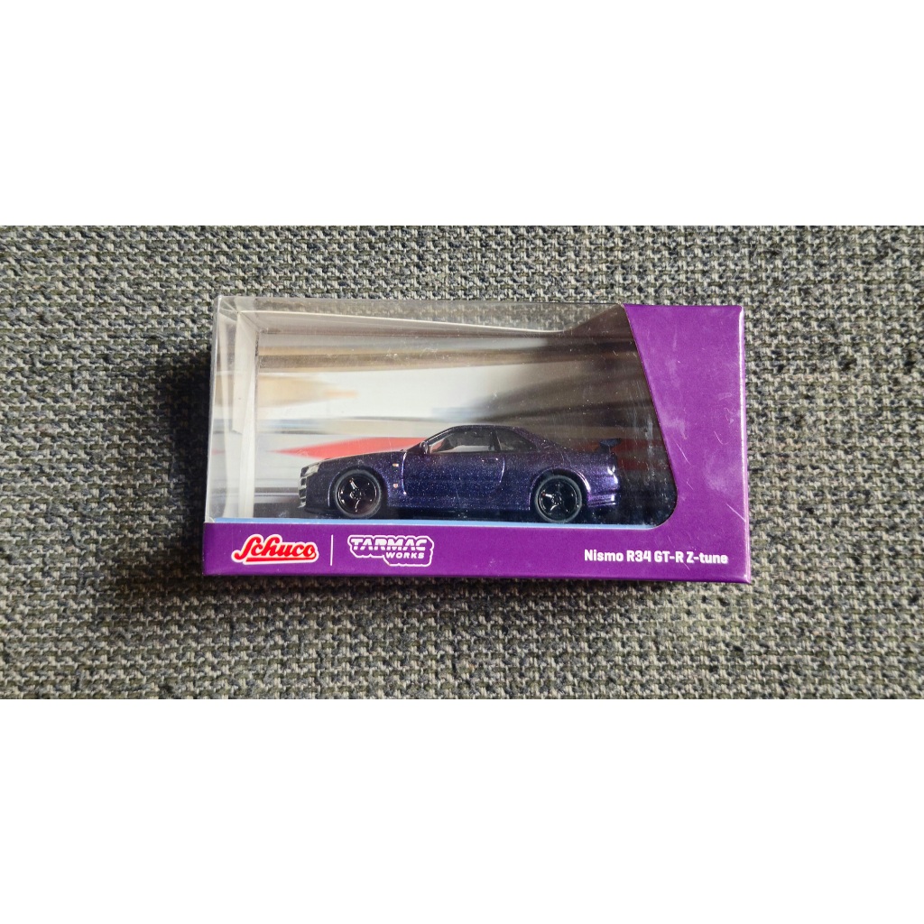 Tarmac Works x Schuco Nissan Skyline R34 Z-Tune Midnight Purple (Unsealed)