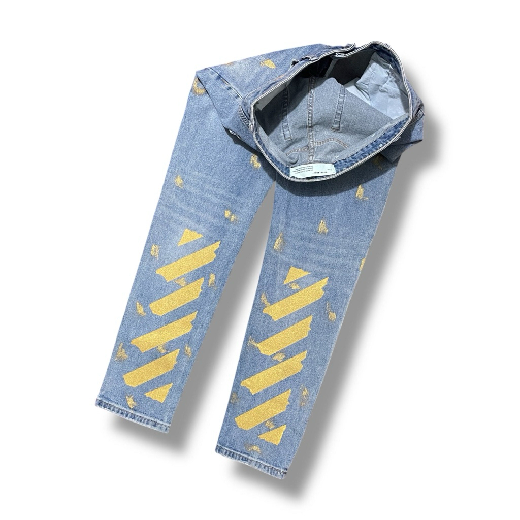 Celana Panjang Long Pants Off White Bekas