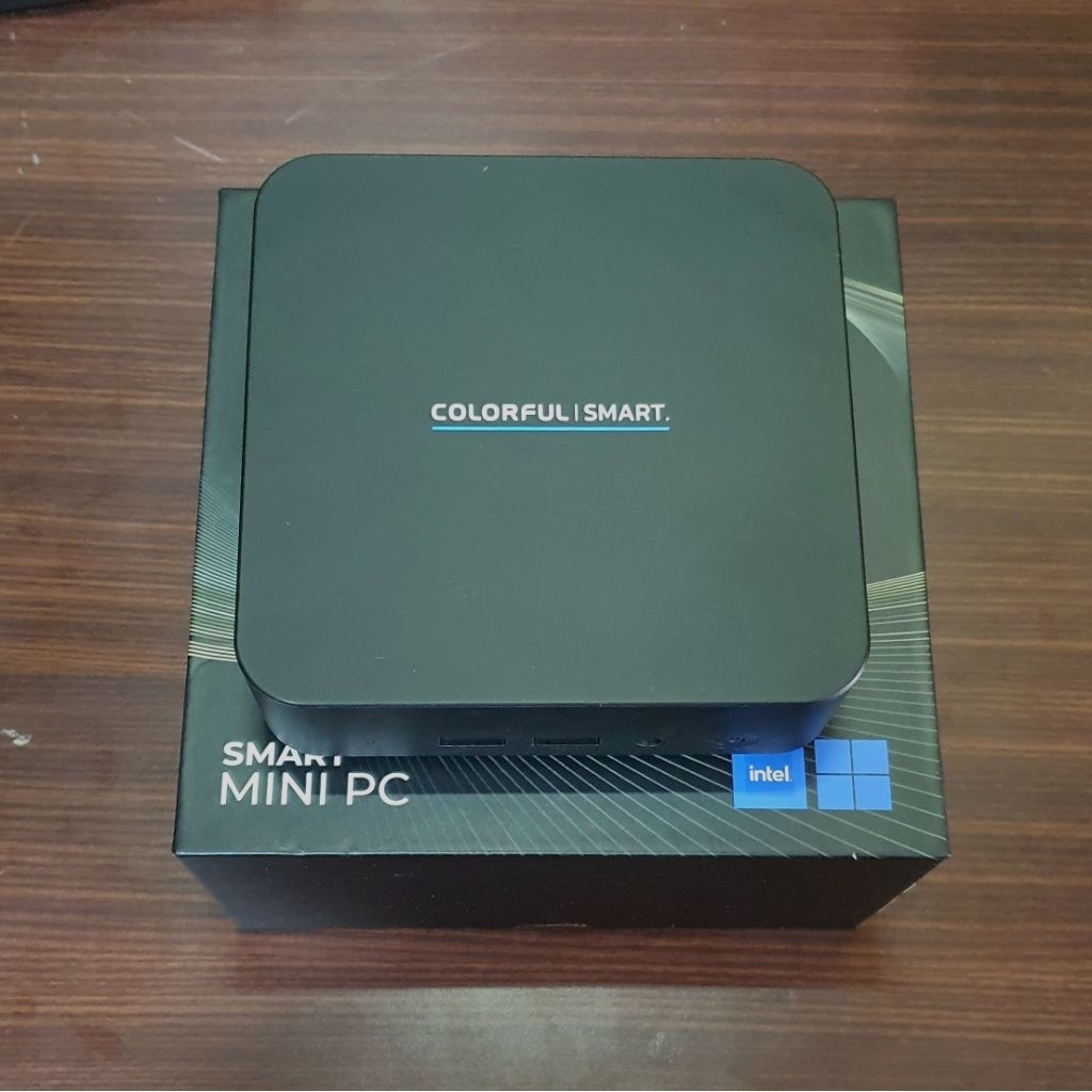 Mini PC Core i5 Gen12 - Colorful Smart 300 - Fullset dus