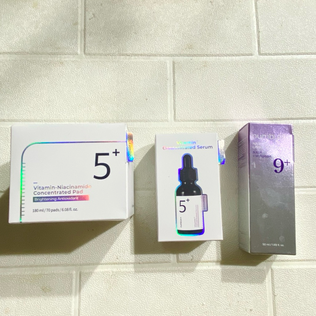 numbuzin serum essence pad skincare