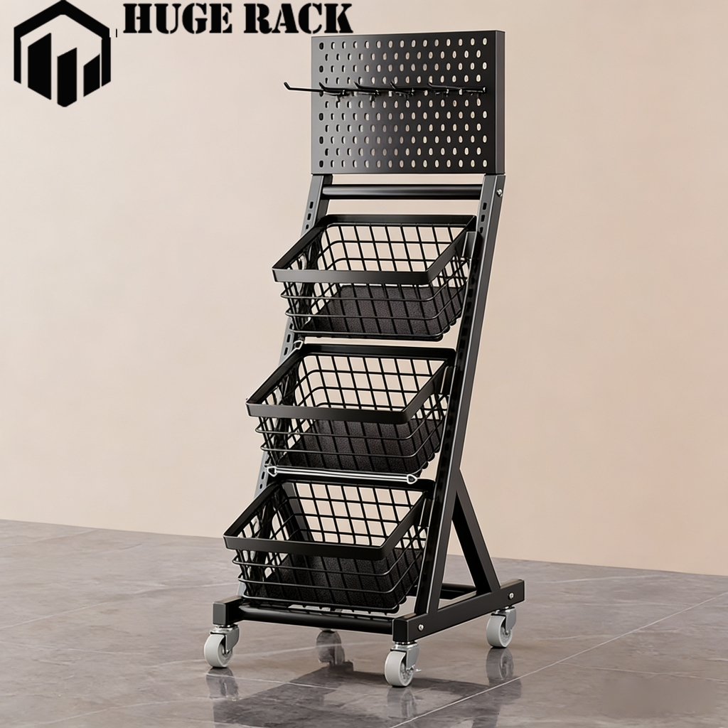 Rak Chiki Serbaguna Rak Gawang Sembako Roda Rak Snack Susun Rak Troli Rak Dapur Roda