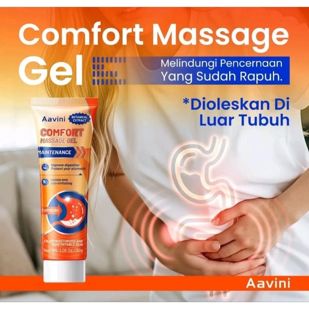 Aavini Comfort Massage Gel & Cocok untuk orang perkotaan sibuk (pola makan tidak teratur) dan sistem