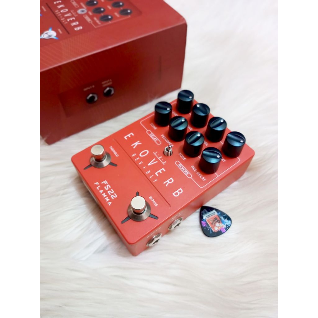 Flamma Ekoverb Delay Reverb pedal efek gitar bass