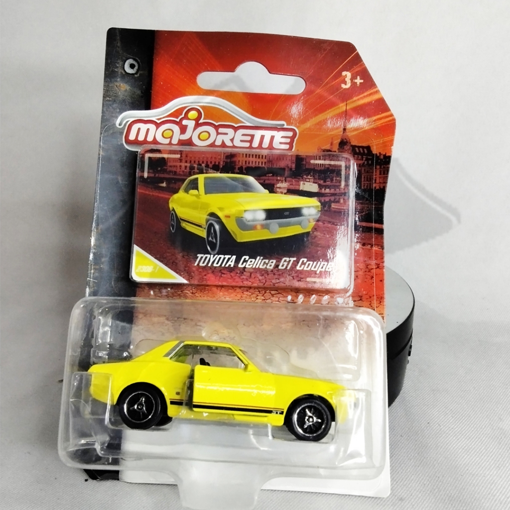 DIECAST MAJORETTE VINTAGE TOYOTA CELICA GT COUPE, DIECAST TOYOTA CELICA MOVING PARTS