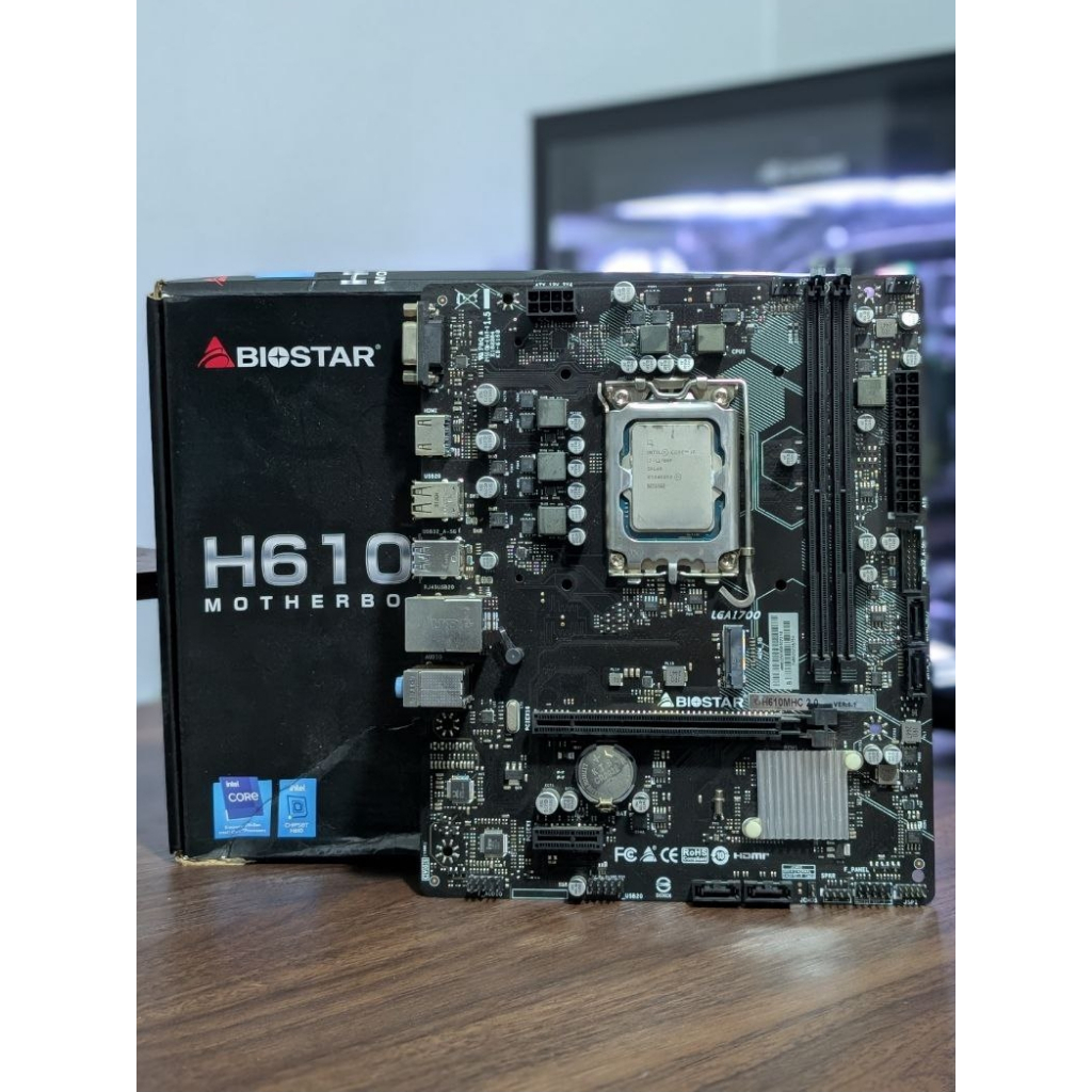 Intel Core I7 12700F + H610M Garansi ON