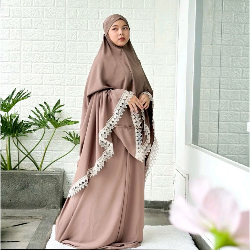 Mukena zerrin ori by yoora sarah brown