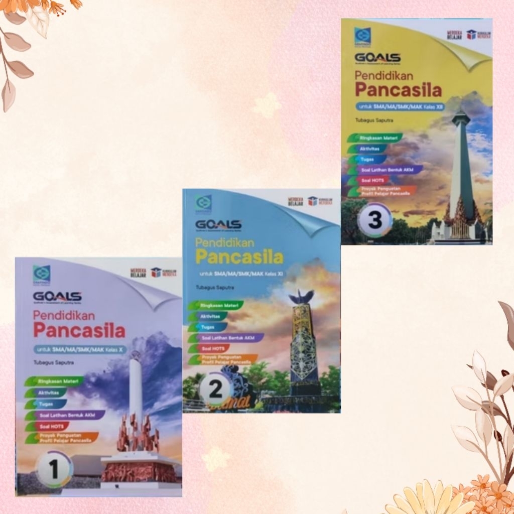 Original Buku Goals PPKN SMA/MA/SMK kelas 10,11,12 Kurikulum Merdeka Grafindo