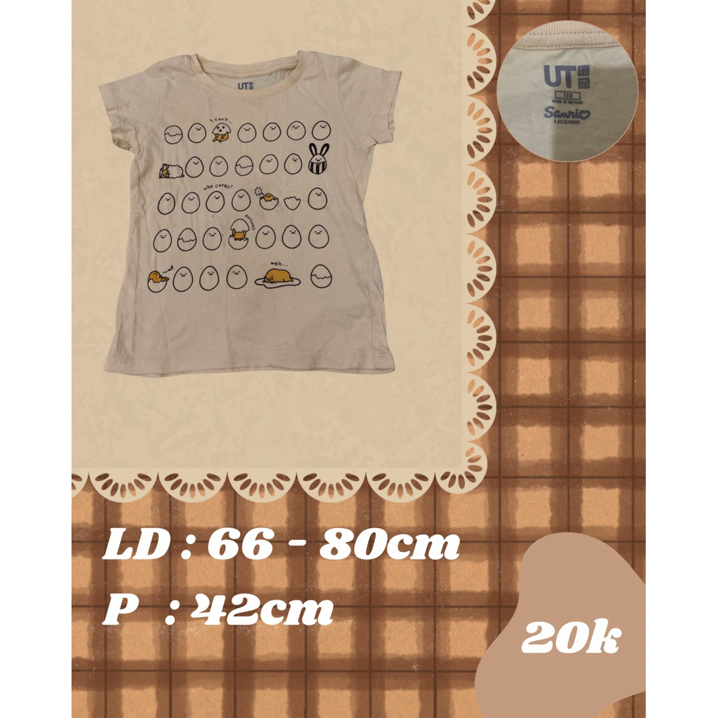 Preloved Kaos UT Sanrio
