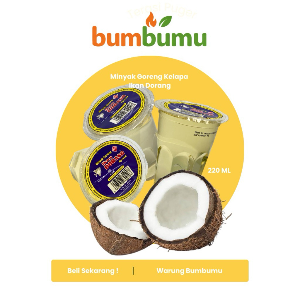 Minyak Goreng Kelapa Ikan Dorang Spesial 220ml