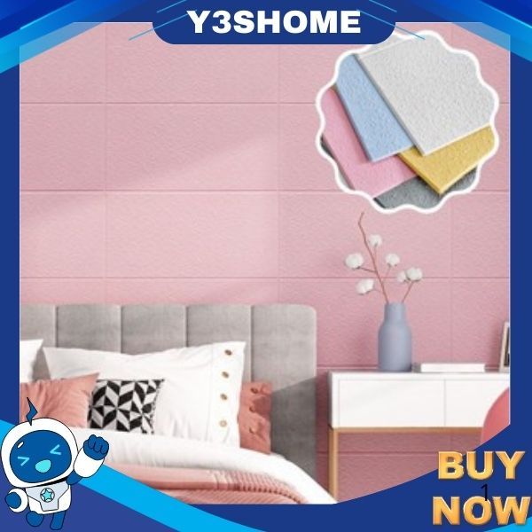 HL0541 Wallpaper Dinding Foam 3D Sticker Wall Decoration Dekorasi Rumah Wallpaper atap plafon