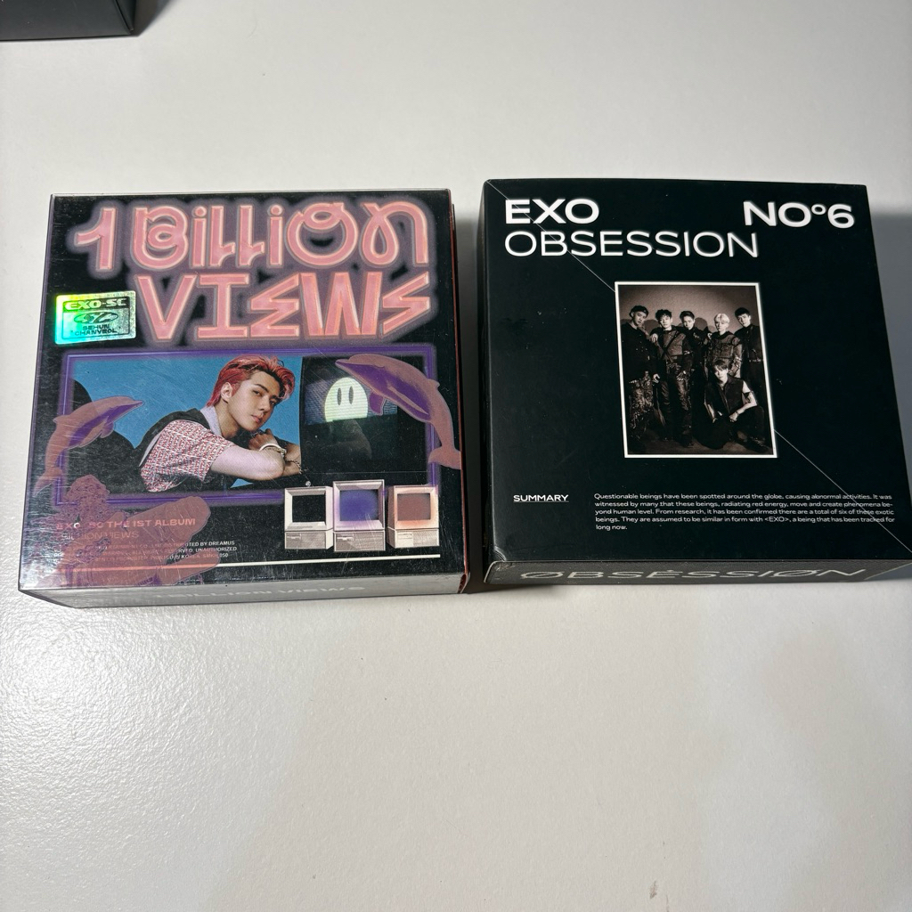 ALBUM EXO OBSESSION 1 BILLION VIEWS SECHAN EXO SC KIHNO OFFICIAL
