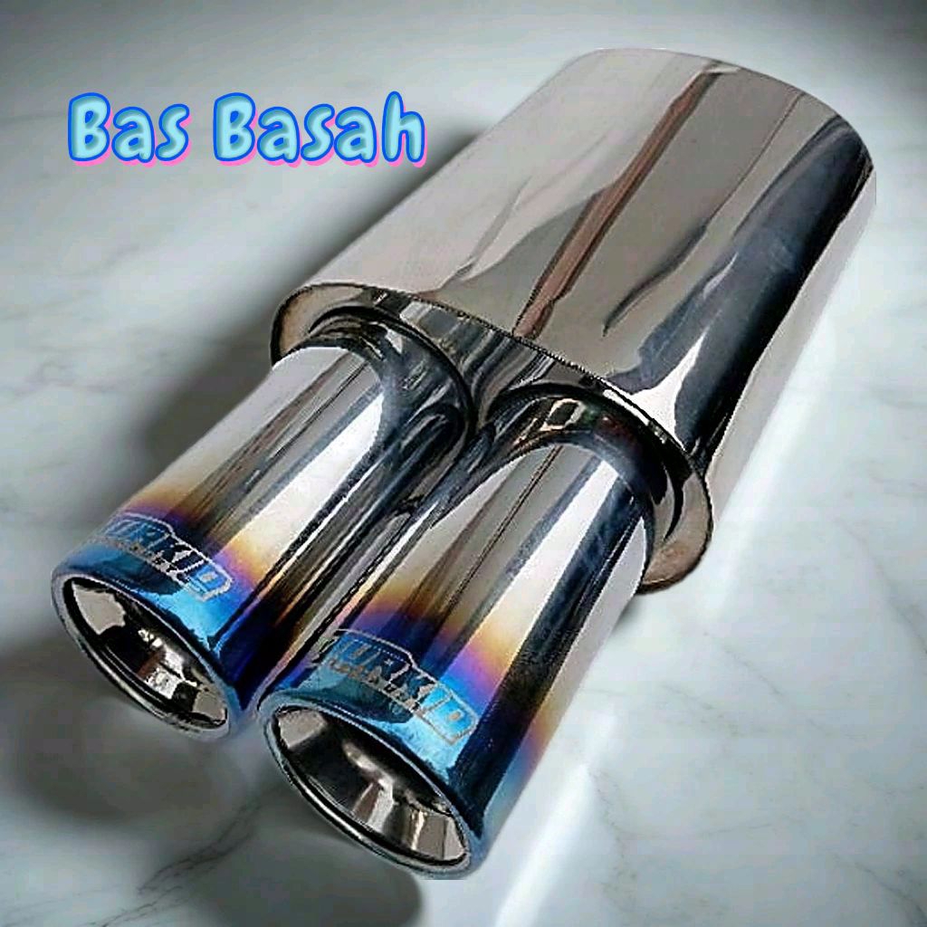 Knalpot Mobil Racing Knalpot Hks Sebring Cabang 2 Suara Bas Padet Ulem untuk Universal  BMW KNALPOT 