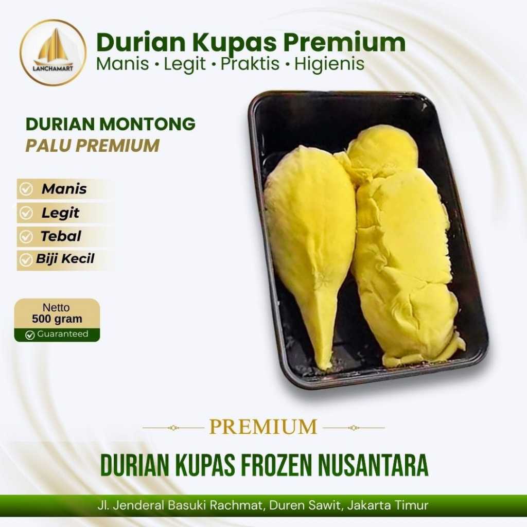 DURIAN KUPAS MONTHONG BALI / DURIAN MONTONG PREMIUM / DURIAN MONTONG BALI SINGARAJA 500GRAM
