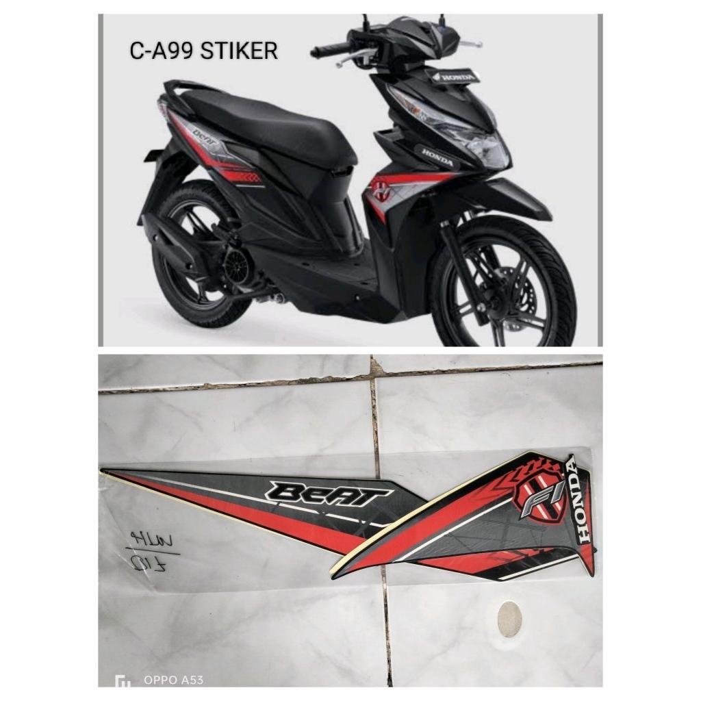 striping original beat 2017 hitam