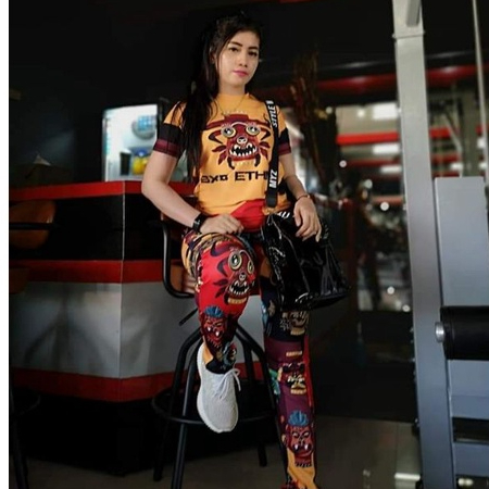 SETELAN SENAM.AEROBIC SXB SPORT LONGSLEEVE AND JOGGER