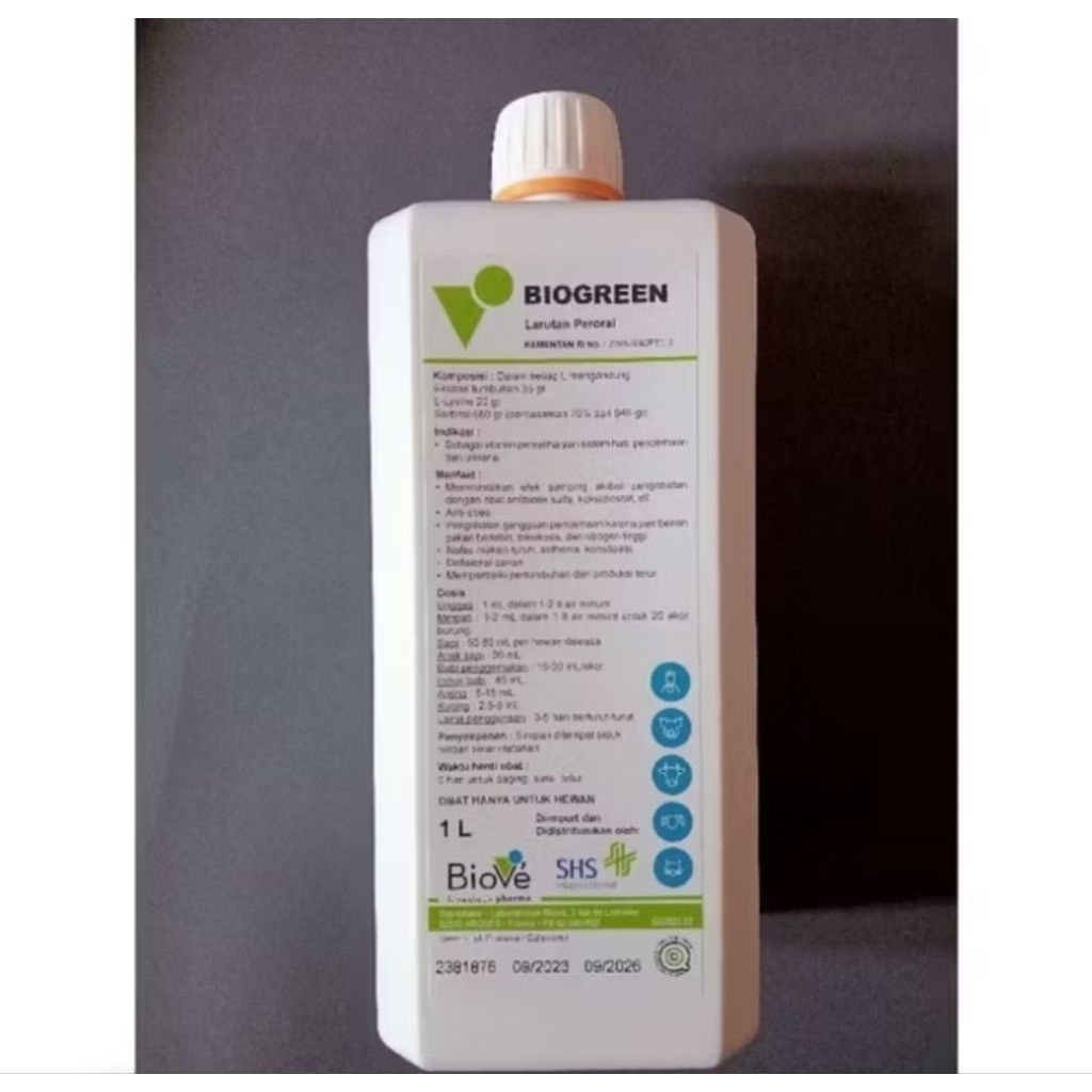 Biogreen / Sorbitol 1 Liter Vitamin Ayam