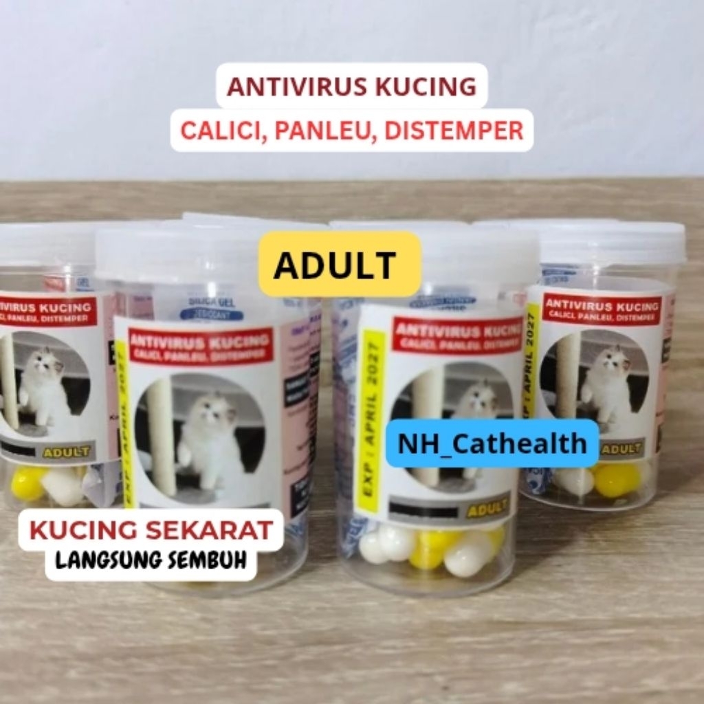 KAPSUL AJAIB (Obat CALICI, PANLEU & FIP) ADULT
