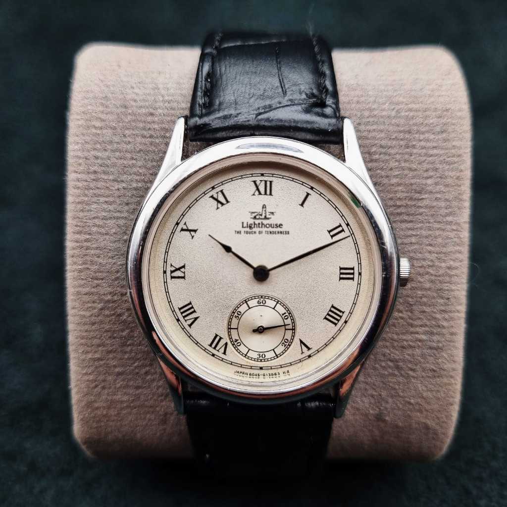 Citizen Lighthouse Sub Second 6045 Roman Index Jam Tangan Pria Original Ori Bekas