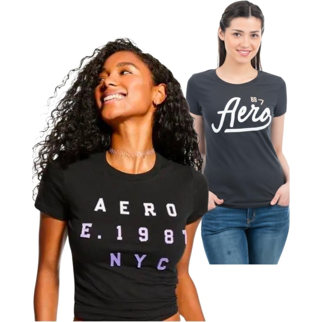 15023
Aeropostale Tee Atasan Kaos Dewasa Cewek bodyfit ketat adem