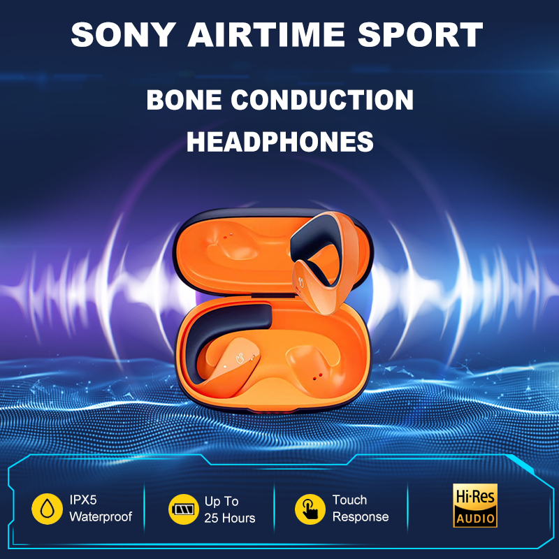 Sony Earphone True Wireless Bluetooth Open Earbuds Airtime Nirkabel Bluetooth Sports Bone Conduction