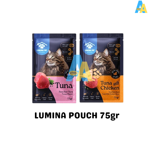 Lumina Pet Pouch 75gr Makanan Basah Kucing - Wet Food Kucing Grain Free