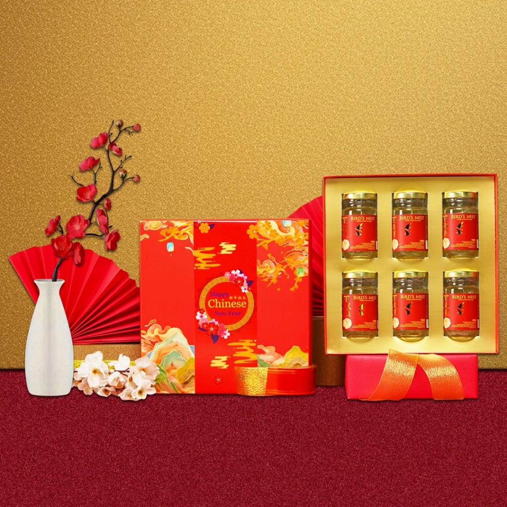 SHUANG YAN - Imlek Hampers - Gift Box - Bingkisan - Parcel - Natal Hampers - Minuman Sarang Burung