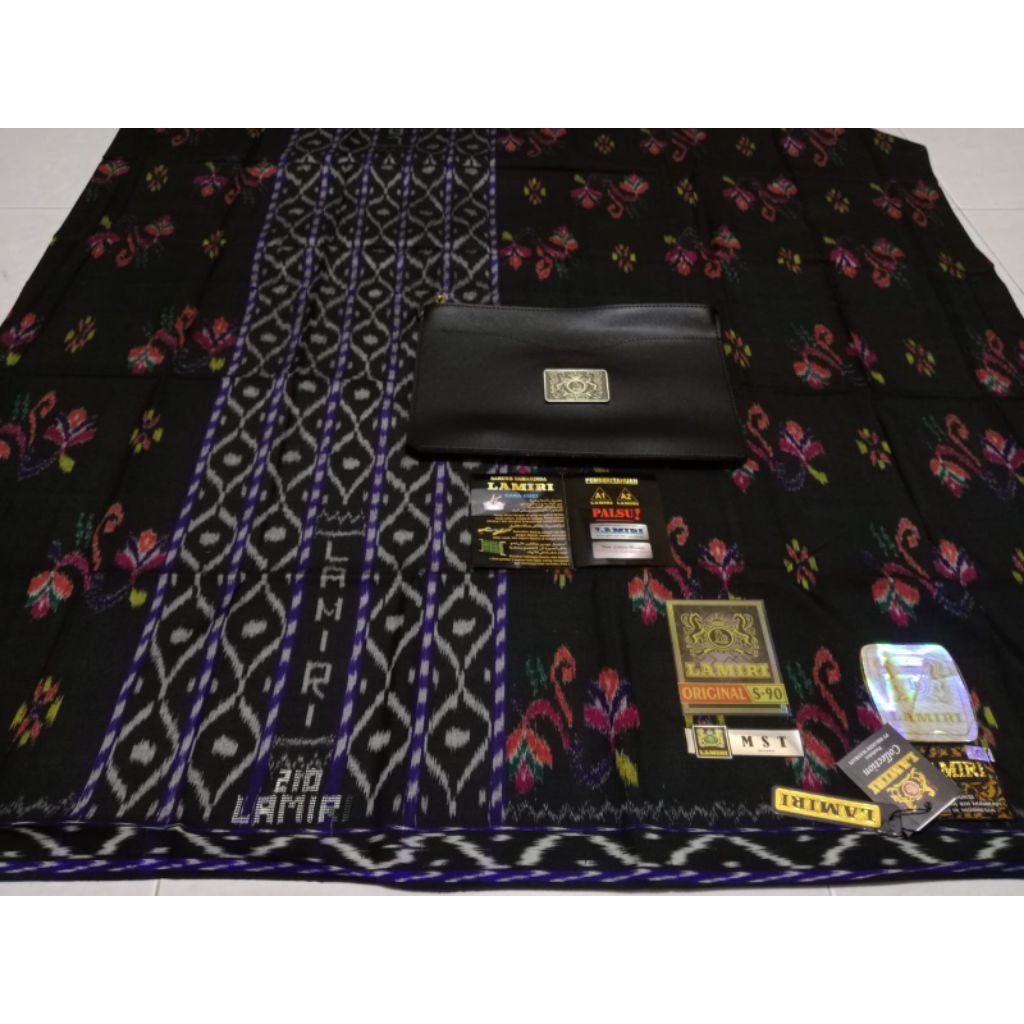 sarung lamiri s90 full sutra motif mst/kembang original nomer 1