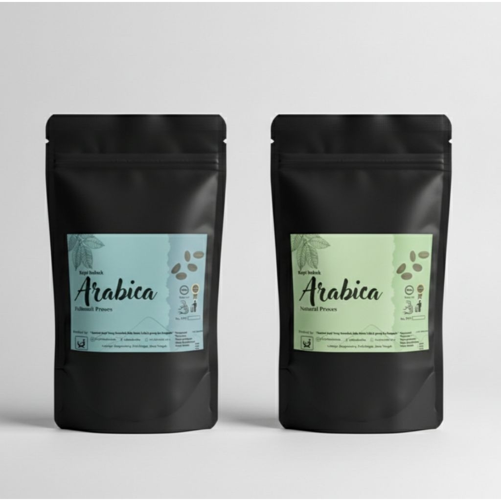 Kopi arabica Natural, arabica fullwash