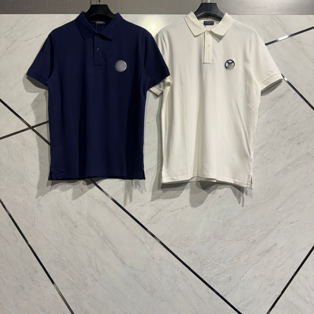 3LV1 Kaos Polo Cassic Pique Navy White