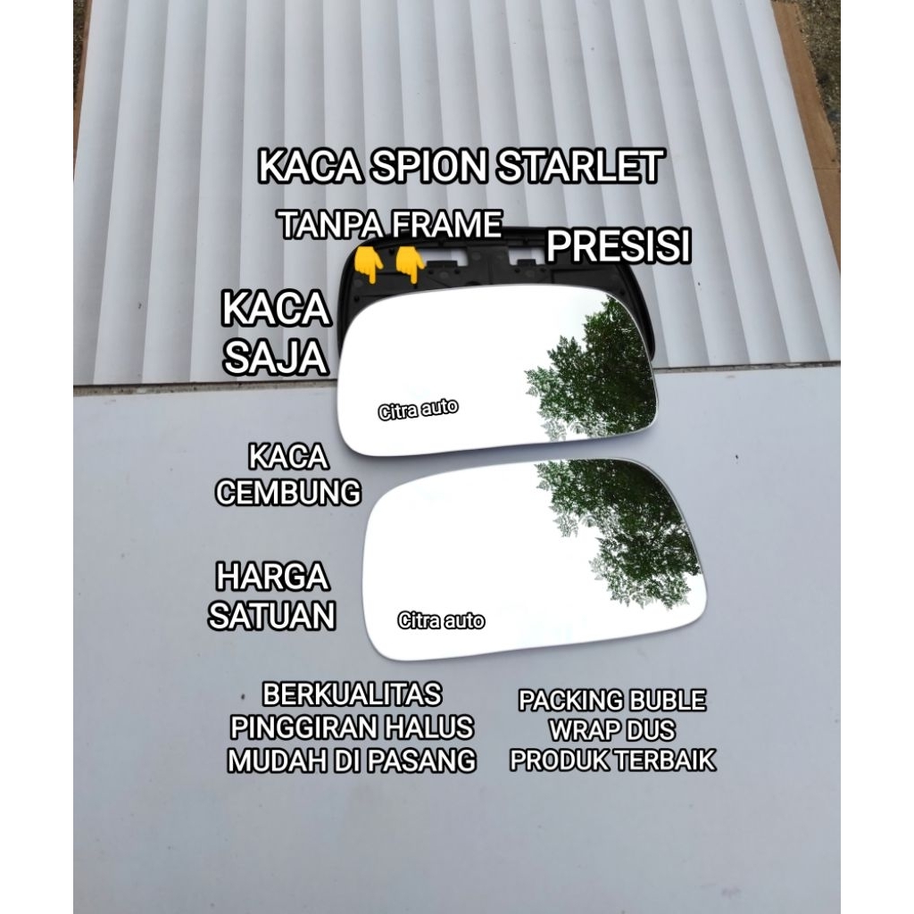 Kaca Spion Starlet EP82 GT Turbo Kaca Only Berkualitas