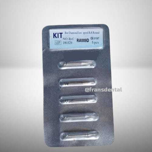 Bur Diamond Low Speed RA Campur KIT 8 mm isi 5 pcs