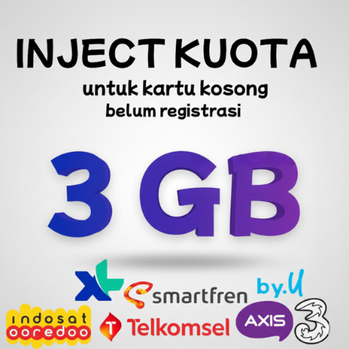 [INJECT] Paket Data by.U dan Telkomsel 3GB SYARAT UNTUK REGISTRASI