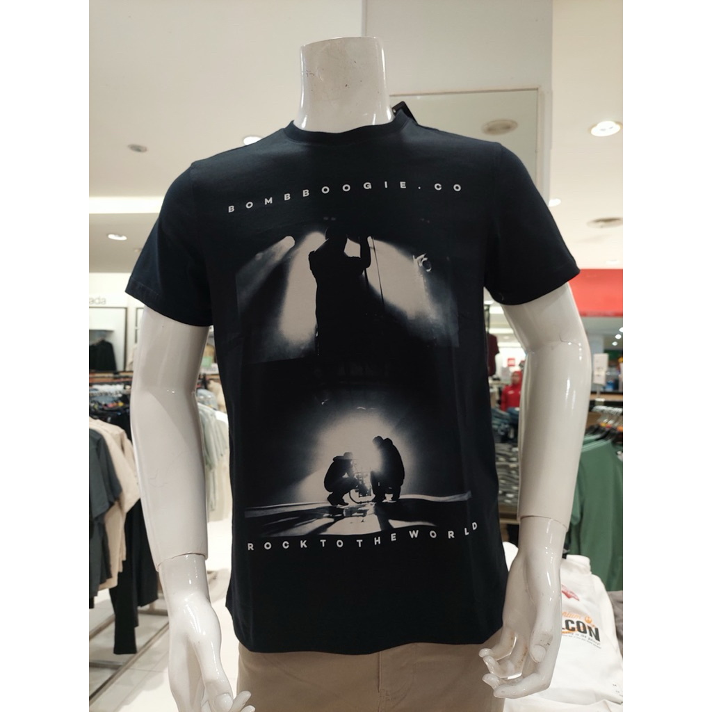 KAOS MERK BOMBBOOGIE ORIGINAL SLIMFIT TERBARU