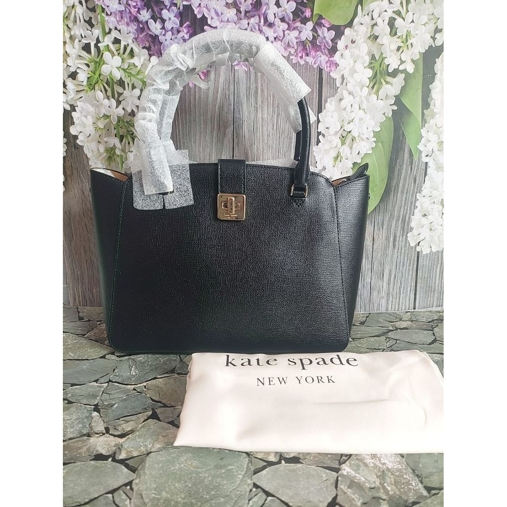 Kate Spade Satchel Bag In Black Leather