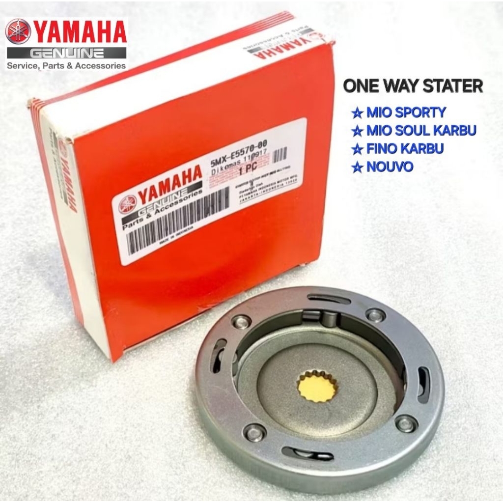 ONE WAY STATER RUMAH PELOR STARTER MIO SPORTY MIO SOUL KARBU FINO KARBU NOUVO ORIGINAL YAMAHA 5MX 5T