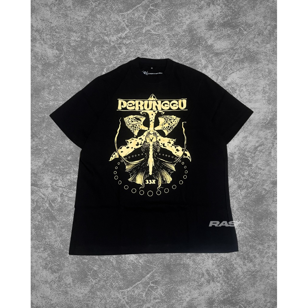 Perunggu x Cherry Pop 33x Black | Official Merch Collaboration