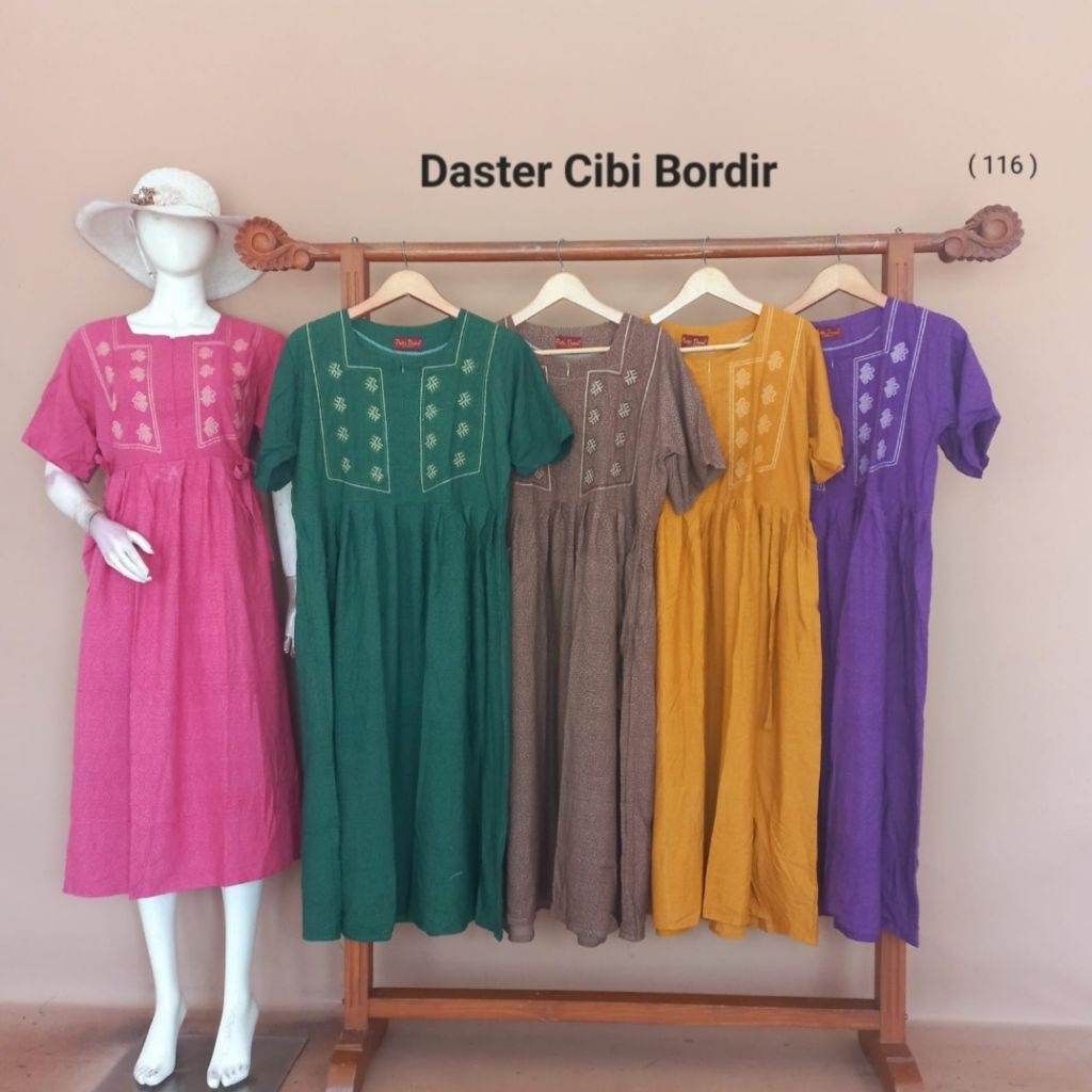 Daster Cibi Bordir By Putri Diana Busui Bahan Rayon Halus Terbaru Terlaris