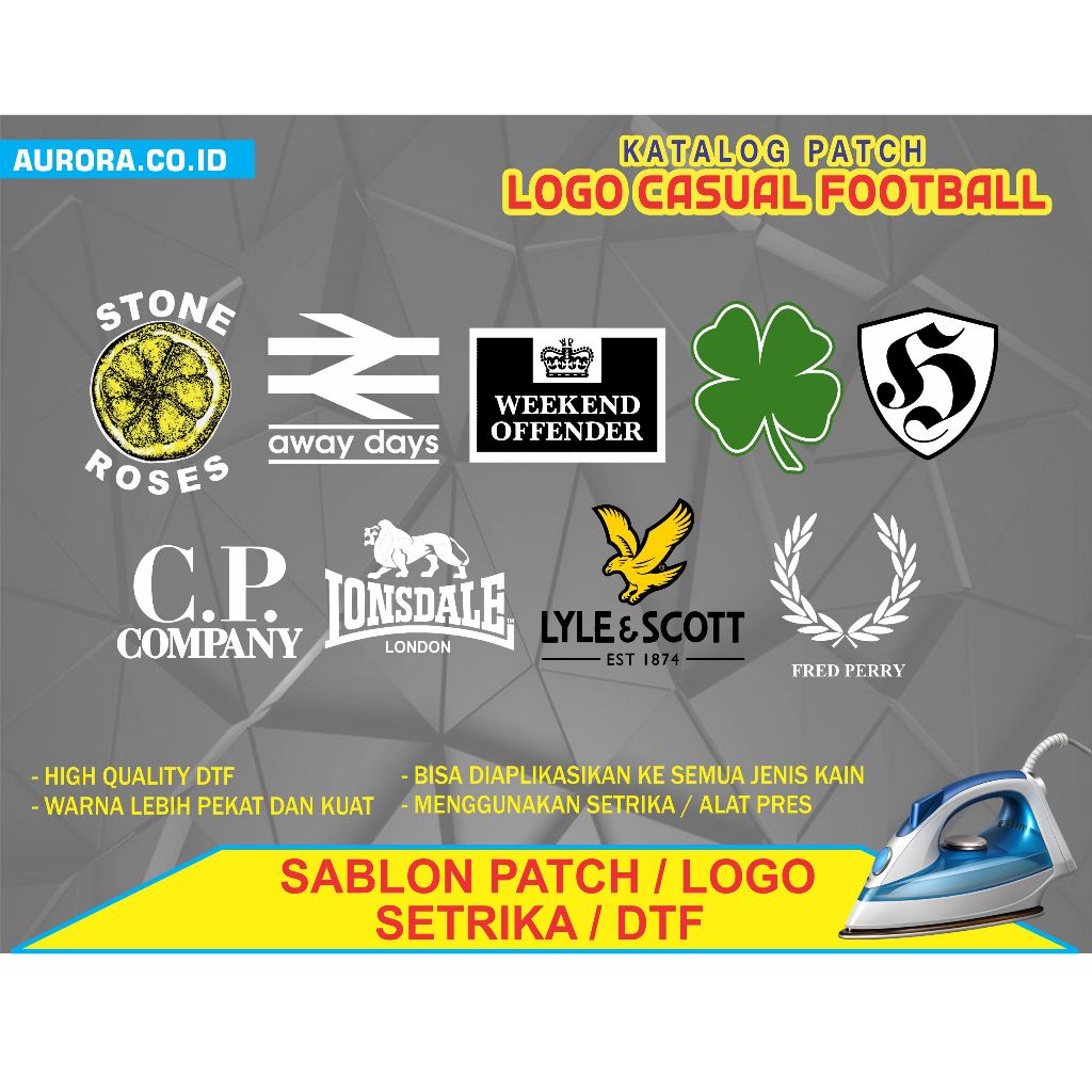 SABLON DTF SATUAN CASUAL / SABLON SETRIKA SATUAN