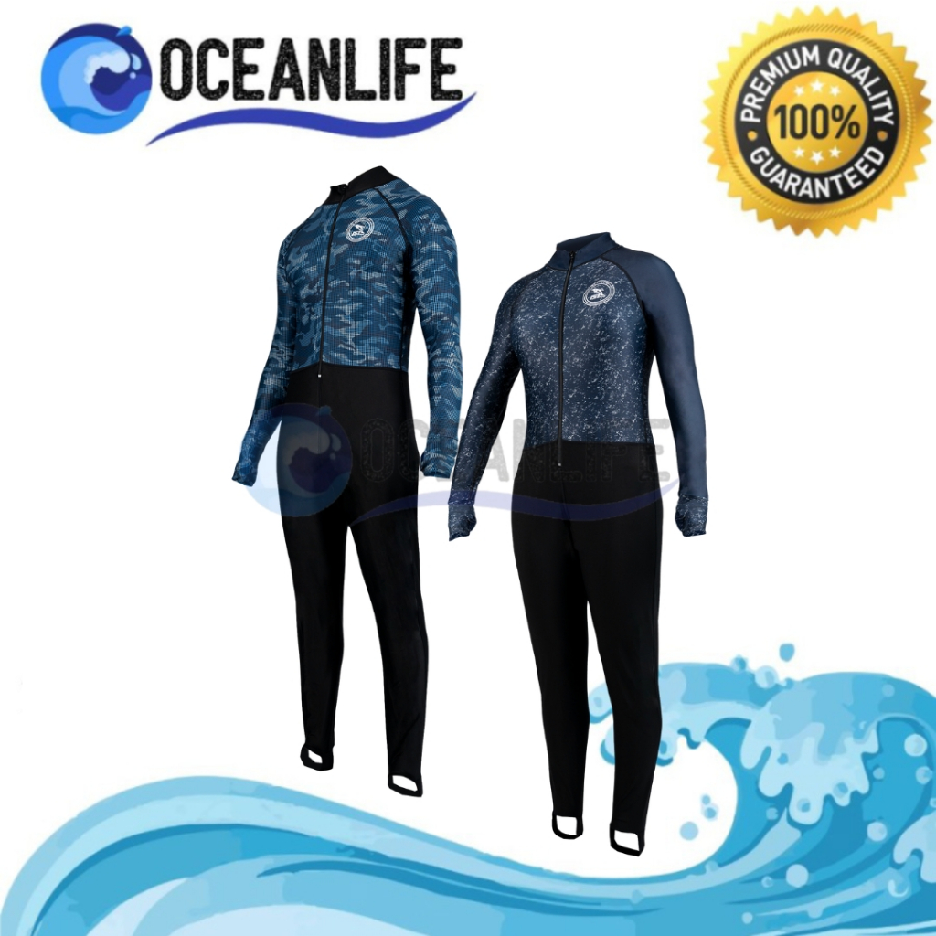 Baju Selam Long Dive Skin Wetsuit Freedive - IST DS21