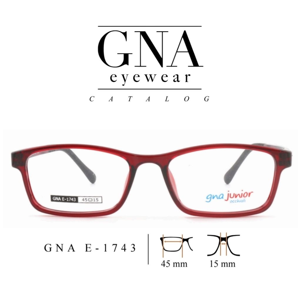 FRAME KACAMATA GNA JUNIOR ORIGINAL BOX SLETING