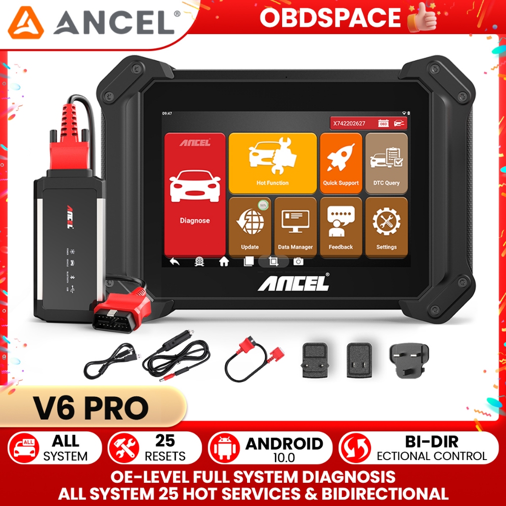 ANCEL V6 PRO OE-Level Obd2 Bluetooth Obd2 Scanner Car Scanner Car Diagnosis Odb2 Car Diagnostic Tool