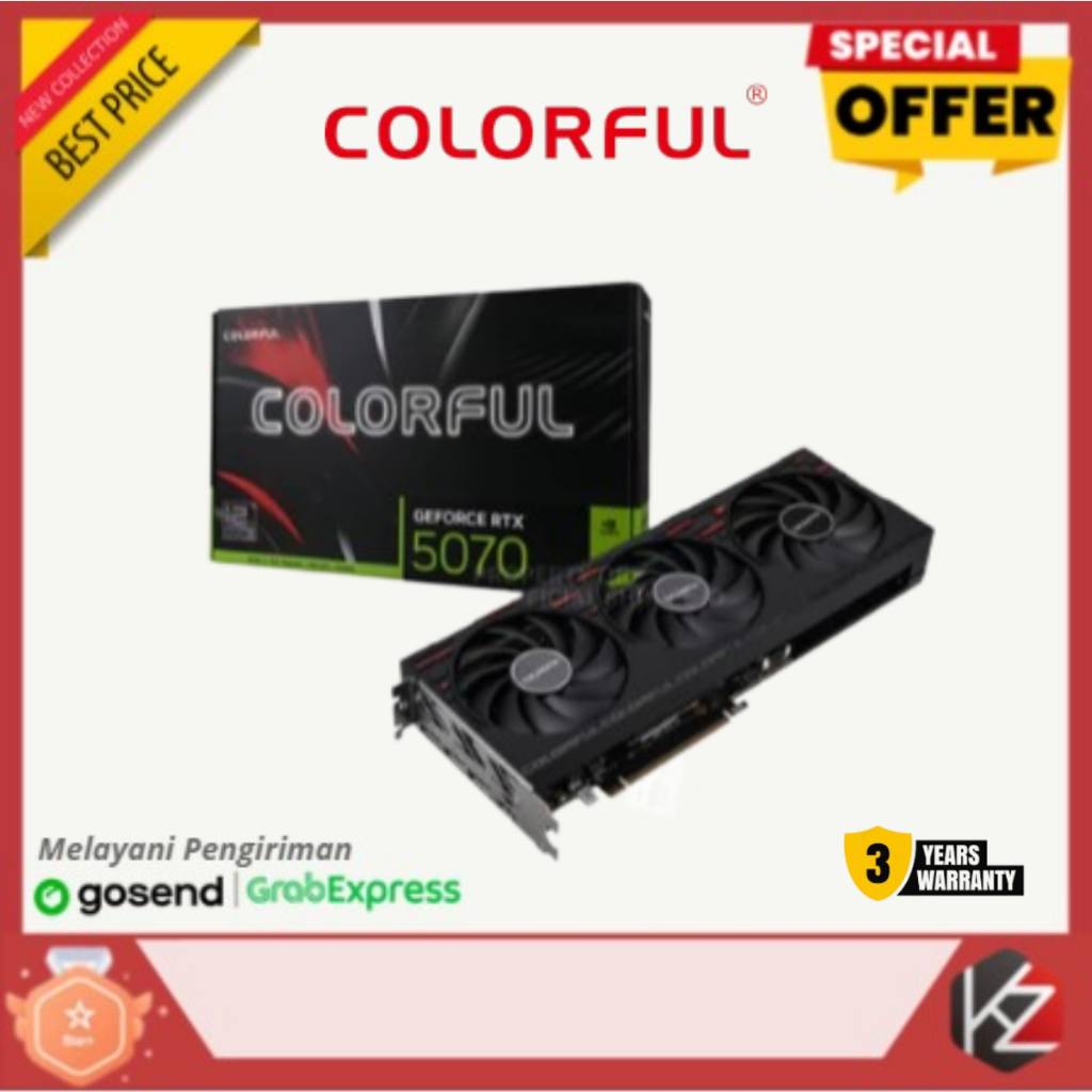 VGA COLORFUL GeForce RTX 5070 GAMING 12GB GDDR7