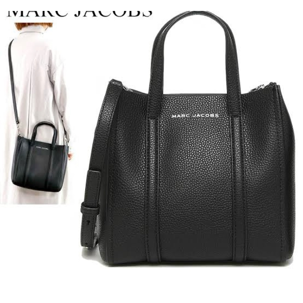 Tas MARC JACOBS Tote Bag Mini Leather Black