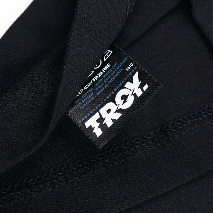 Troy Company Double Sleeve Longsleeve Black Stripe Corvus - Kaos Lengan Panjang Kaos Hitam Stripe DSD 3334
