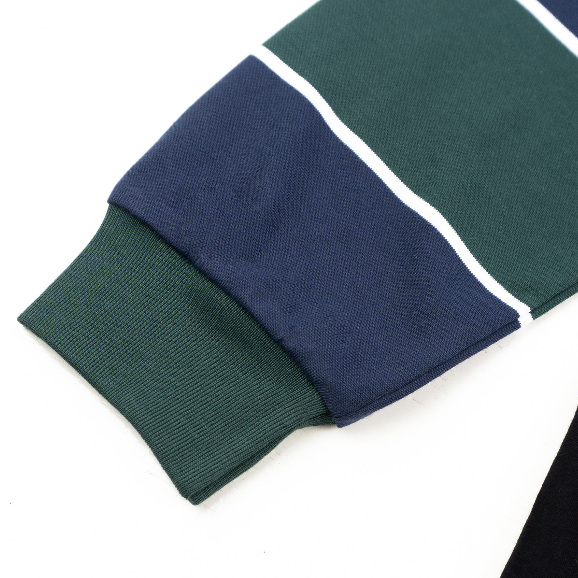 Troy Company Double Sleeve Longsleeve Black Green Brick - Kaos Lengan Panjang Kaos Hitam Hijau DSD 3485