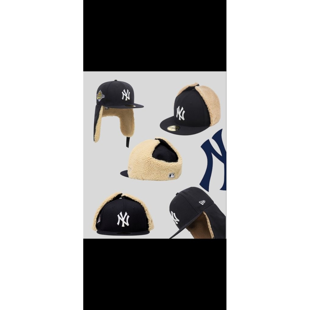 NEW ERA NY DOG EAR FITTED CAPS