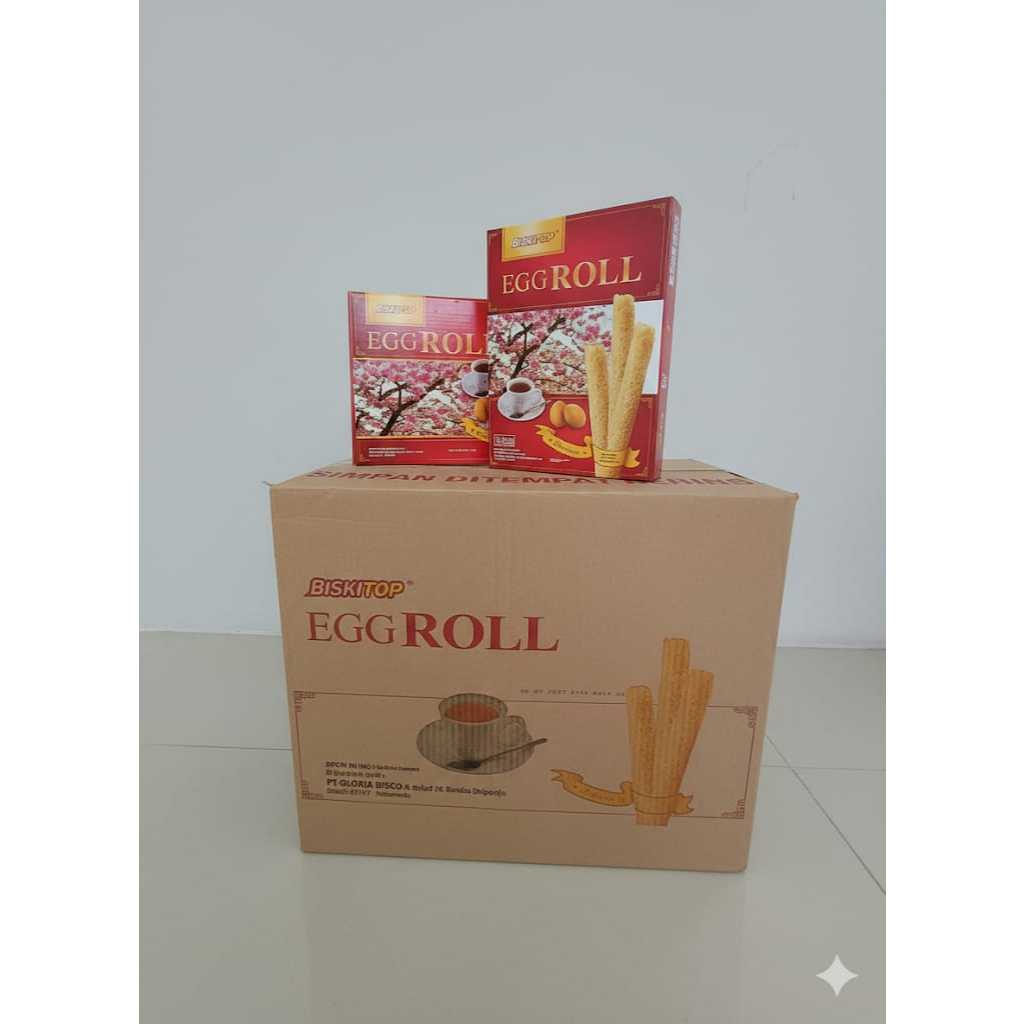 Biscuit Egg Roll 86gr x 24 / Biskitop Egg Roll Biskuit 1dus