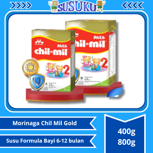 Morinaga Chil Mil Gold Susu Formula Bayi 6-12 bulan 400gr/800gr