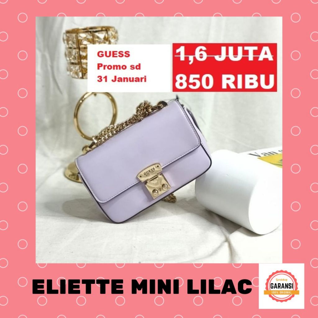 Tas Guess wanita seri ELIETTE MINI 100% Original Store